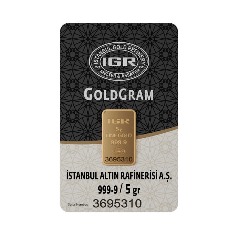 5 gr 999.9 IAR Gram Külçe Altın