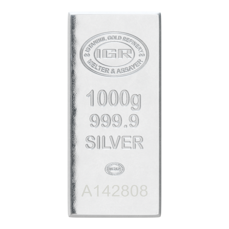 1000 Gram Gümüş Külçe