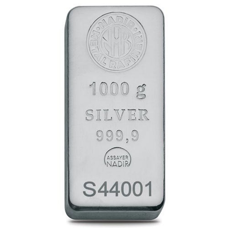 1000 Gram Gümüş Külçe